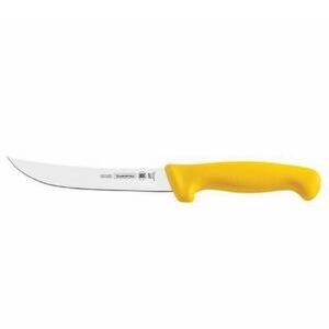 Cuchillo para deshuesar curvo mango amarillo
