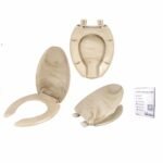 Asiento para baño alargado marmol