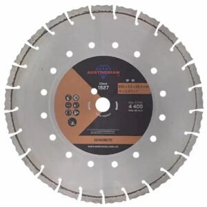 Disco de diamante de 350 x 3.2 x 25.4 mm para corte de concreto
