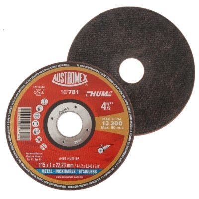 Disco para corte de acero inoxidable 4 1/2
