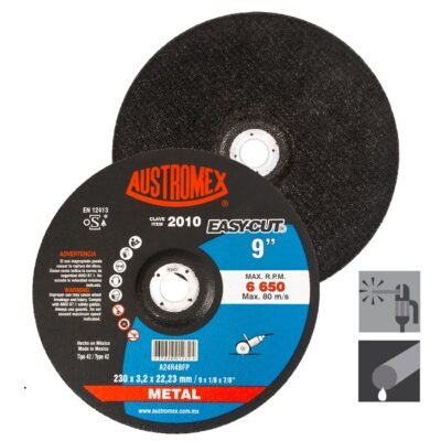 Disco para desbaste de metal ferroso profesional 9
