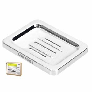 Jabonera de plástico con rejilla