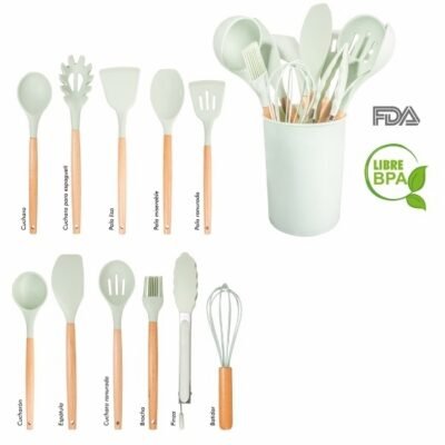 Juego de utensilios de cocina de silicón