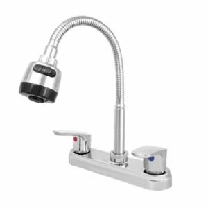 Llave para lavabo cuello flexible