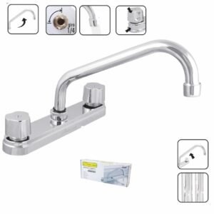 Mezcladora para fregadero cuello corto