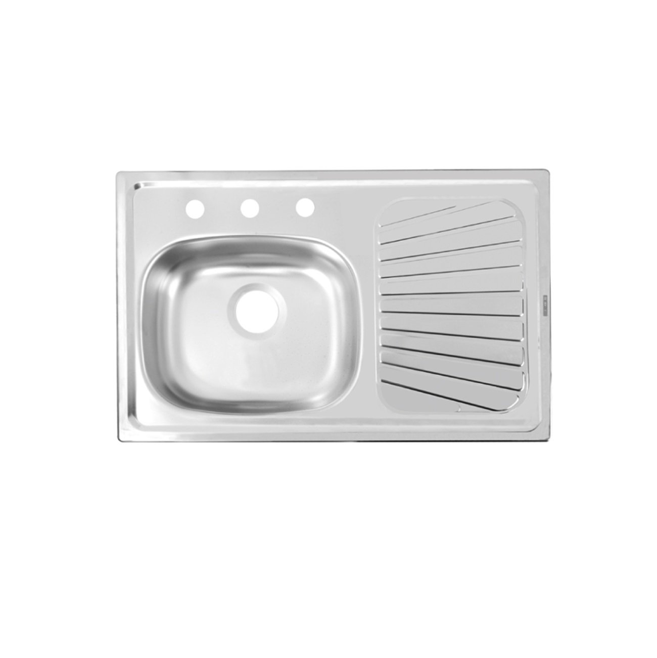 Tarja empotrable escurridor derecho acero inoxidable 1 Tarja empotrable escurridor derecho acero inoxidable