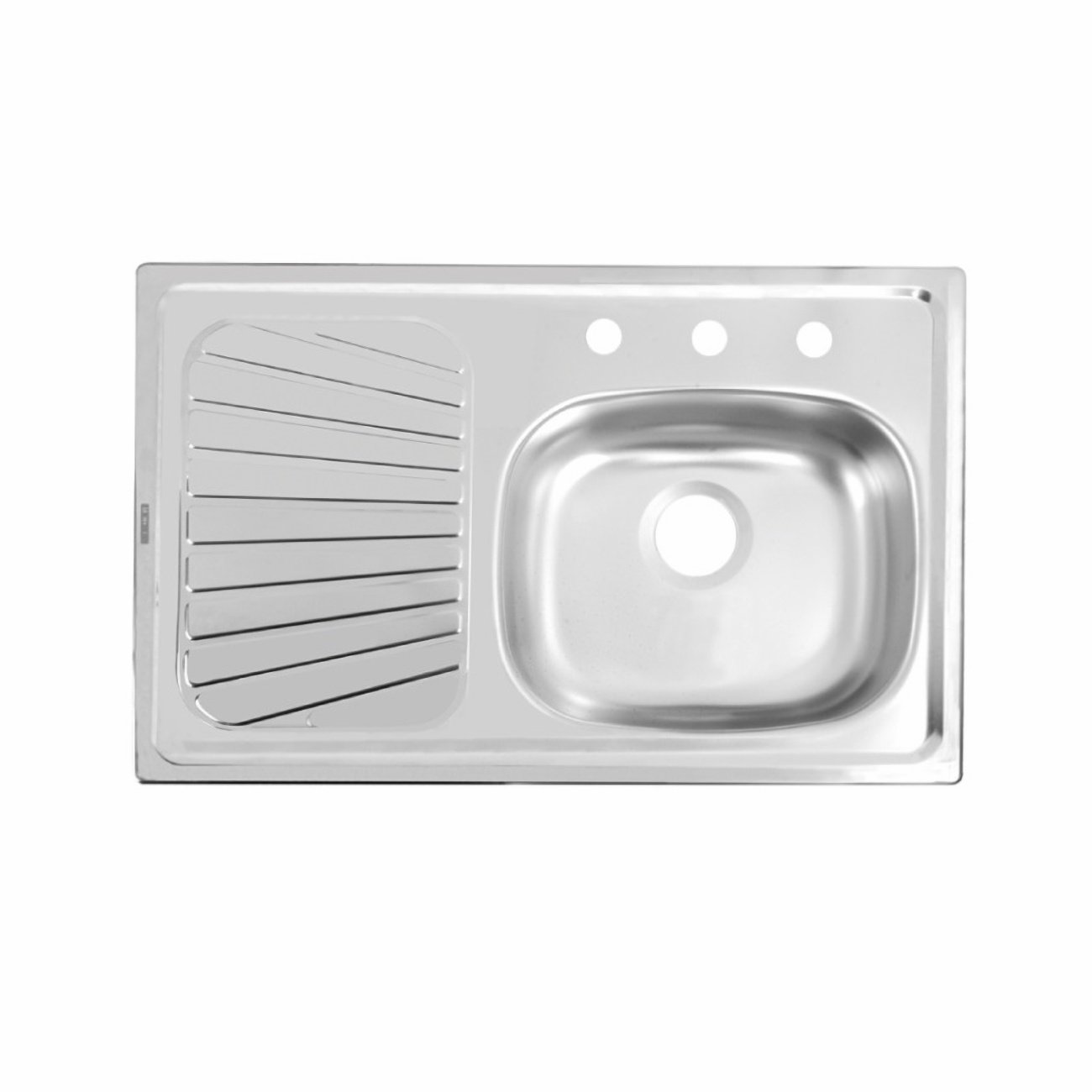 Tarja empotrable escurridor izquierdo acero inoxidable 1 Tarja empotrable escurridor izquierdo acero inoxidable