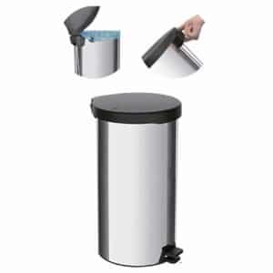 Bote de basura acero inoxidable 20 litros tramontina