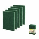 Fibra de limpieza verde 6 piezas