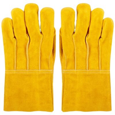Guantes de carnaza de res