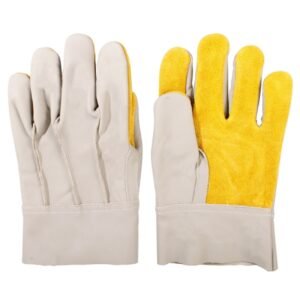 Guantes de piel con palma de carnaza