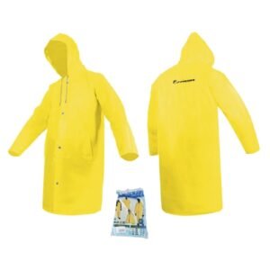 Impermeable de gabardina corta XL