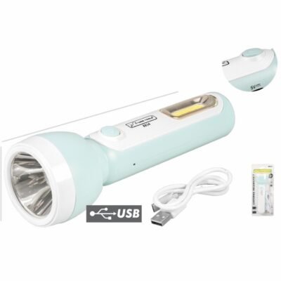 Lampara led recargable con 2 luces
