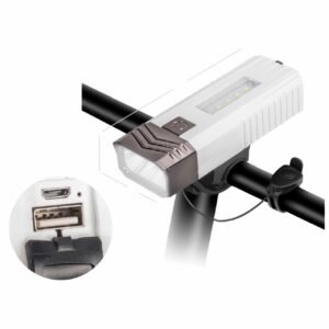 Lampara led recargable para bicicleta
