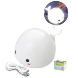Lampara touch de ballena para niños