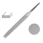 Lima plana bastarda 8"