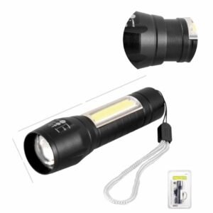 Linterna led mini luz frontal y lateral 1w