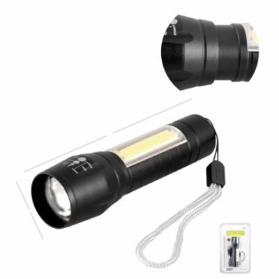 Linterna led mini luz frontal y lateral 1w