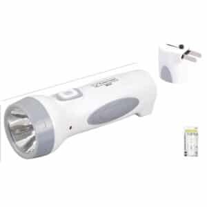 Linterna led recargable con enchufe