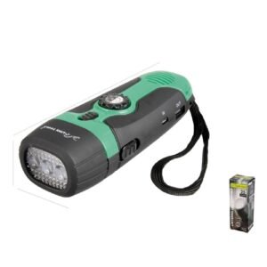 Linterna led recargable dinamo