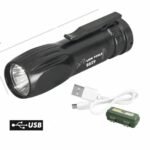 Linterna recargable potente pequeña 1w