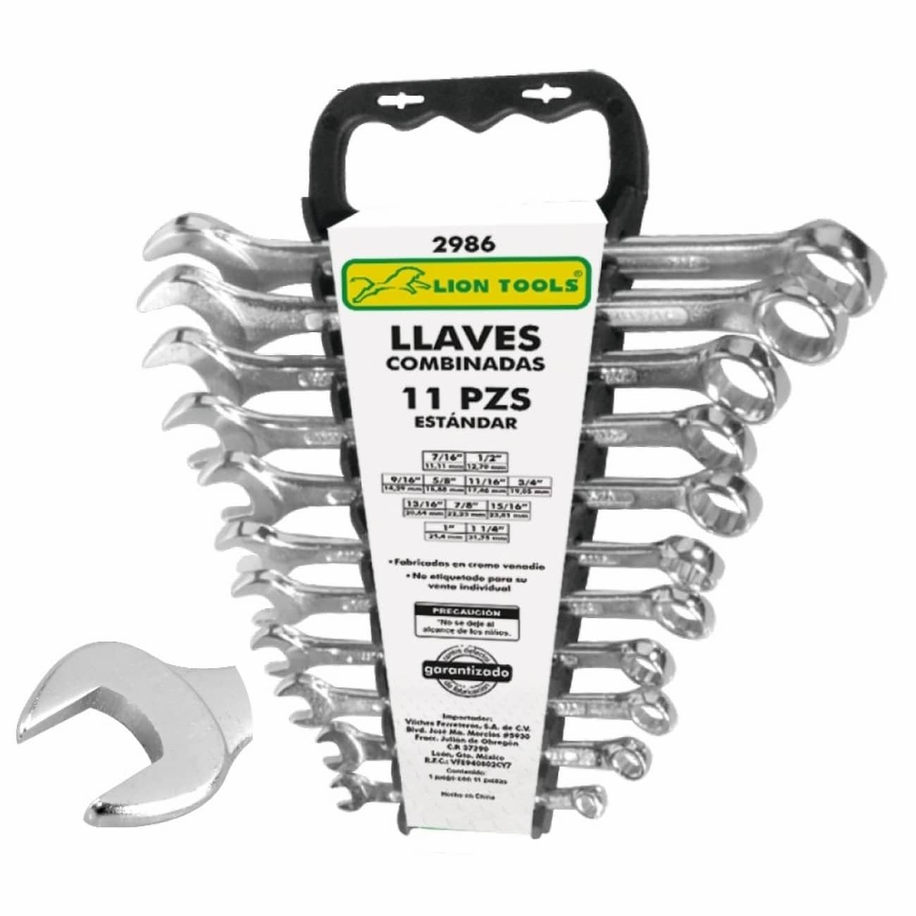 Llaves combinadas estándar 11 piezas