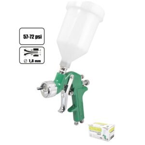 Pistola para pintar de gravedad ambidiestra