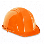 Casco amarillo de seguridad