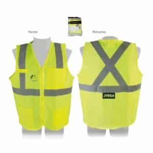 Chaleco amarillo de seguridad talla g