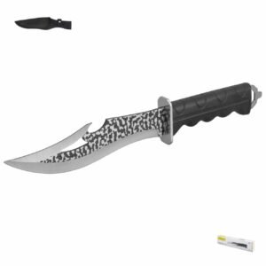 Cuchillo de caza curvo acero inoxidable 7 pulgadas