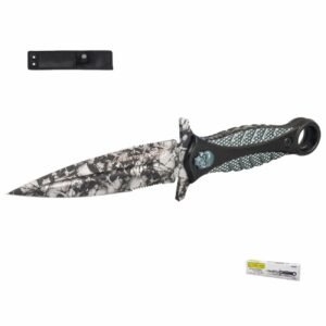 Cuchillo de monte decorativo de calavera 5 pulgadas