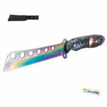 Cuchillo de monte hoja tornasol