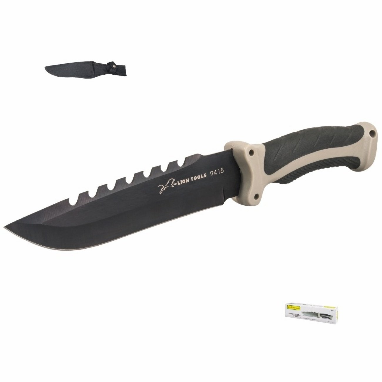 Cuchillo de monte mango bimaterial 1 Cuchillo de monte mango bimaterial