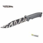 Cuchillo de supervivencia cebra