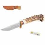 Cuchillo delgado mango imitación cuerno