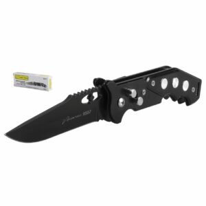 Navaja de monte pavonada automática