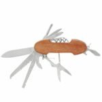 Navaja suiza mango de madera 11 usos