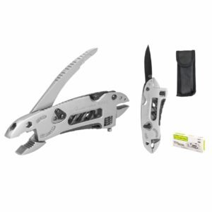 Pinza doble con navaja