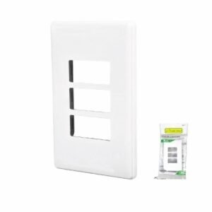 Placa para 3 apagadores