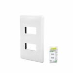 Placa plástica para apagador doble