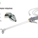 Pistola neumática para limpiar maquinas
