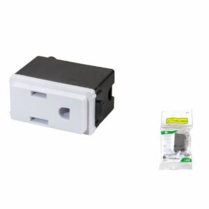 Contacto sencillo aterrizado y polarizado