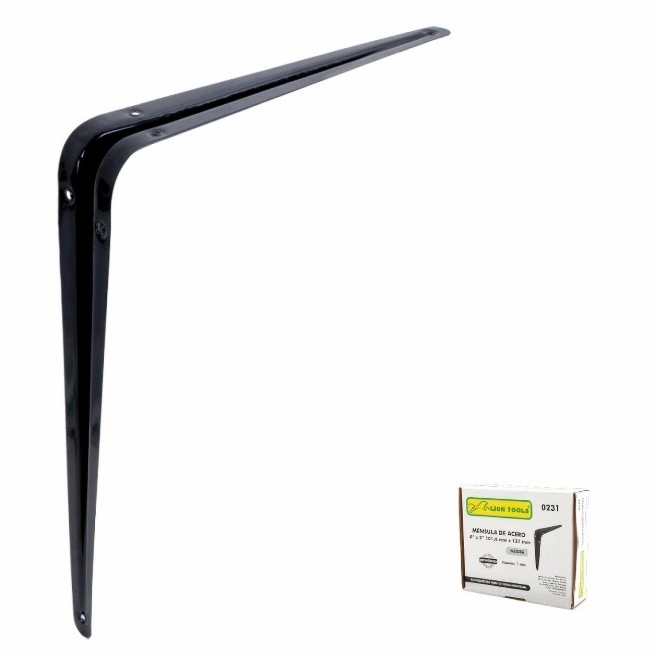 Ménsula metalica negra 25x30 cm 1 Ménsula metalica negra 25x30 cm