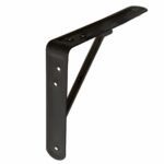 Ménsula reforzada 8x10 pulgadas negra