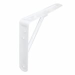 Ménsula reforzada color blanco 8x10 pulgadas