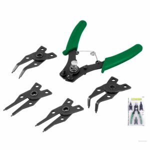 Pinza intercambiable para anillos de retencion