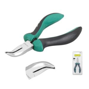 Pinza mini punta curva