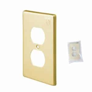 Placa duplex para contacto de aluminio