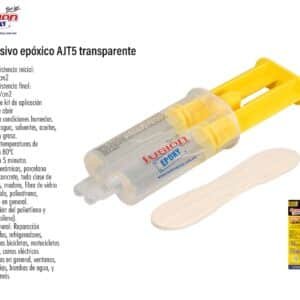 Adhesivo epóxico AJT5 tranparente