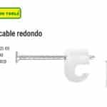 Grapas para cable redondo 8mm